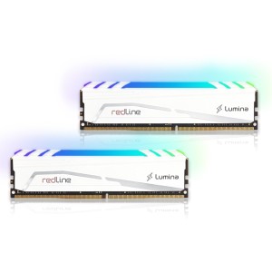 Модуль памяті для компютера DDR4 16GB (2x8GB) 3600 MHz Redline Lumina RGB White Mushkin (MLB4C360JNNM8GX2)