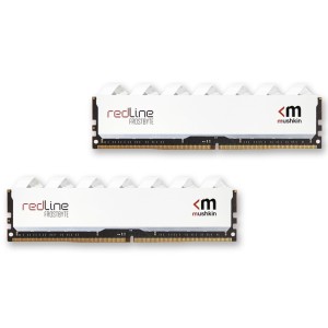 Модуль памяті для компютера DDR4 16GB (2x8GB) 3600 MHz Redline White Mushkin (MRD4U360JNNM8GX2)