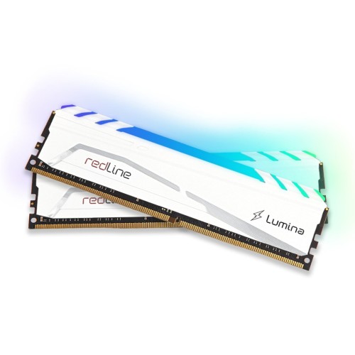Модуль памяті для компютера DDR4 64GB (2x32GB) 3600 MHz Redline Lumina RGB White Mushkin (MLB4C360JNNM32GX2)