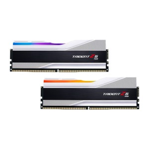 Модуль памяті для компютера DDR5 32GB (2x16GB) 6000 MHz Trident Z5 NEO RGB Silver G.Skill (F5-6000J3040F16GX2-TZ5RS)