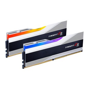 Модуль пам'яті для комп'ютера DDR5 32GB (2x16GB) 7800 MHz Trident Z5 RGB Silver G.Skill (F5-7800J3646H16GX2-TZ5RS)