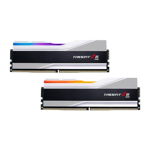 Модуль памяті для компютера DDR5 32GB (2x16GB) 7800 MHz Trident Z5 RGB Silver G.Skill (F5-7800J3646H16GX2-TZ5RS)