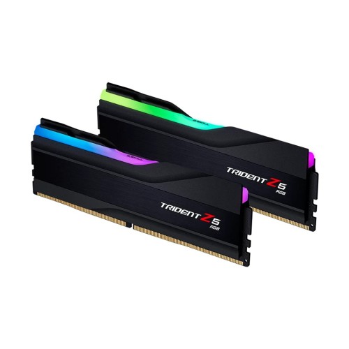 Модуль памяті для компютера DDR5 48GB (2x24GB) 6000 MHz Trident Z5 RGB Black G.Skill (F5-6000J4048F24GX2-TZ5RK)