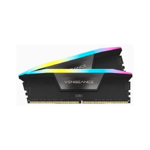 Модуль пам'яті для комп'ютера DDR5 32GB (2x16GB) 6000 MHz Vengeance RGB Black Corsair (CMH32GX5M2D6000C36)