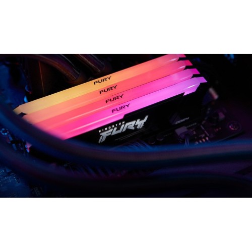 Модуль памяті для компютера DDR5 32GB (2x16GB) 3200 MHz Beast RGB Kingston Fury (ex.HyperX) (KF432C16BB12AK2/32)