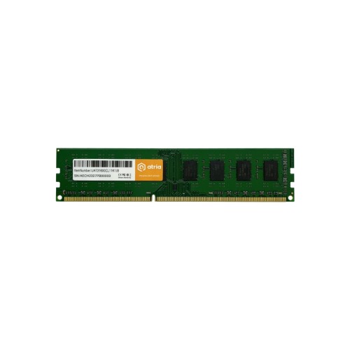 Модуль памяті для компютера DDR3 8GB 1600 MHz ATRIA (UAT31600CL11K1/8)