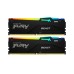 Модуль памяті для компютера DDR5 64GB (2x32GB) 6000 MHz Beast RGB Kingston Fury (ex.HyperX) (KF560C40BBAK2-64)