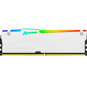 Модуль пам'яті для комп'ютера DDR5 32GB 5200 MHz Beast White RGB Kingston Fury (ex.HyperX) (KF552C36BWEA-32)