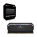 Модуль памяті для компютера DDR5 64GB (2x32GB) 6600 MHz Dominator Platinum RGB Black Corsair (CMT64GX5M2B6600C32)