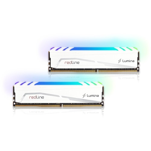 Модуль памяті для компютера DDR5 32GB (2x16GB) 6000 MHz Redline RGB White Mushkin (MLB5C600DDDM16GX2)