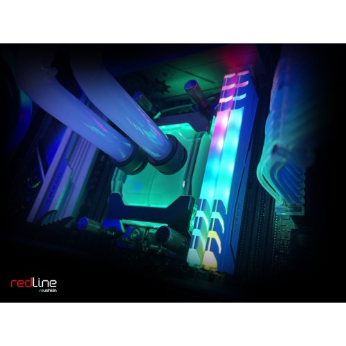 Модуль памяті для компютера DDR5 32GB (2x16GB) 6400 MHz Redline RGB White Mushkin (MLB5C640BGGP16GX2)