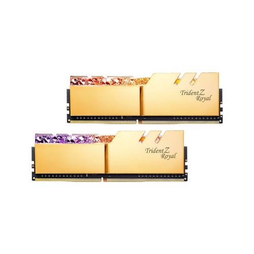 Модуль памяті для компютера DDR4 64GB (2x32GB) 3600 MHz TridentZ RGB Royal Gold G.Skill (F4-3600C18D-64GTRG)