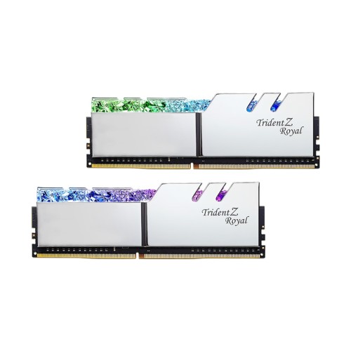 Модуль памяті для компютера DDR4 64GB (2x32GB) 3600 MHz TridentZ RGB Royal Silver G.Skill (F4-3600C18D-64GTRS)