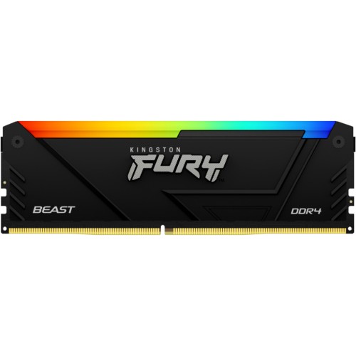 Модуль памяті для компютера DDR4 16GB 3200 MHz Beast RGB Kingston Fury (ex.HyperX) (KF432C16BB2A/16)