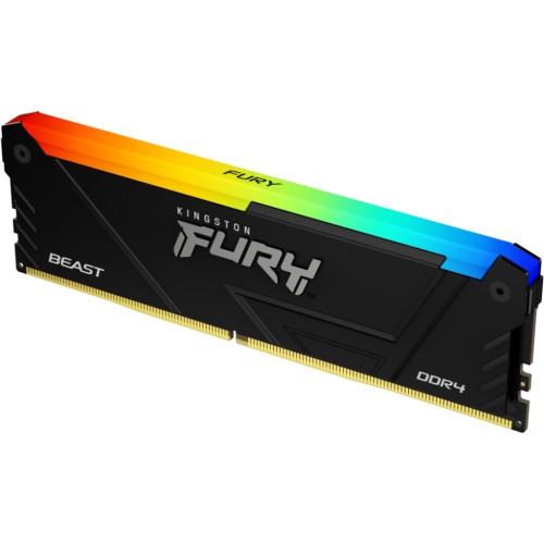 Модуль памяті для компютера DDR4 16GB (2x8GB) 3733 MHz Beast RGB Kingston Fury (ex.HyperX) (KF437C19BB2AK2/16)