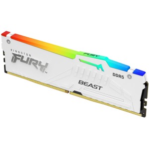 Модуль пам'яті для комп'ютера DDR5 32GB 6000 MHz Beast AM5 RGB White Kingston Fury (ex.HyperX) (KF560C36BWEA-32)