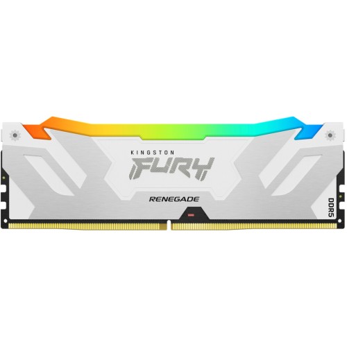 Модуль памяті для компютера DDR5 64GB (2x32GB) 6000 MHz Renegade RGB White XMP Kingston Fury (ex.HyperX) (KF560C32RWAK2-64)