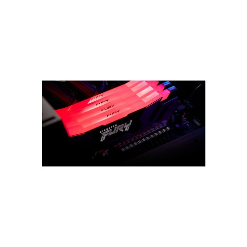 Модуль памяті для компютера DDR5 96GB (2x48GB) 6000 MHz Renegade RGB XMP Kingston Fury (ex.HyperX) (KF560C32RSAK2-96)