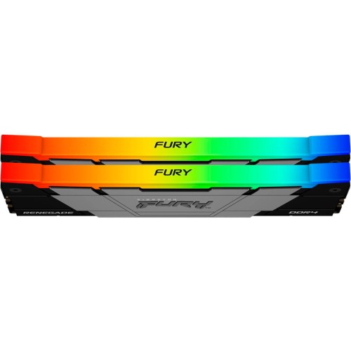 Модуль памяті для компютера DDR4 16GB (2x8GB) 3600 MHz Fury Renegade RGB Kingston Fury (ex.HyperX) (KF436C16RB2AK2/16)