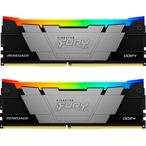 Модуль памяті для компютера DDR4 16GB (2x8GB) 3600 MHz Fury Renegade RGB Kingston Fury (ex.HyperX) (KF436C16RB2AK2/16)