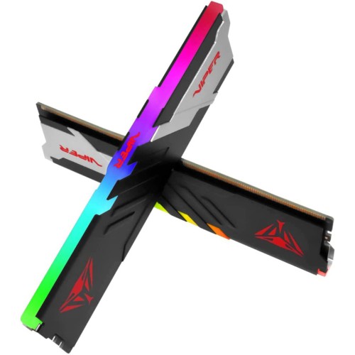 Модуль памяті для компютера DDR5 32GB (2x16GB) 6000 MHz Viper Venom RGB Patriot (PVVR532G600C36K)