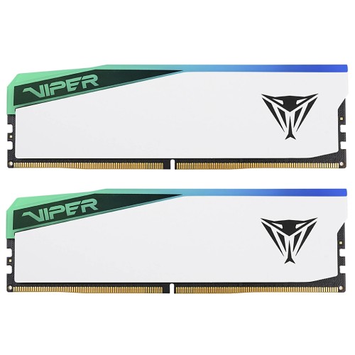 Модуль памяті для компютера DDR5 32GB (2x16GB) 6200 MHz Viper Elite 5 RGB Patriot (PVER532G62C42KW)