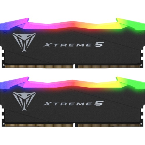 Модуль памяті для компютера DDR5 32GB (2x16GB) 7600 MHz Viper Xtreme 5 RGB Patriot (PVXR532G76C36K)