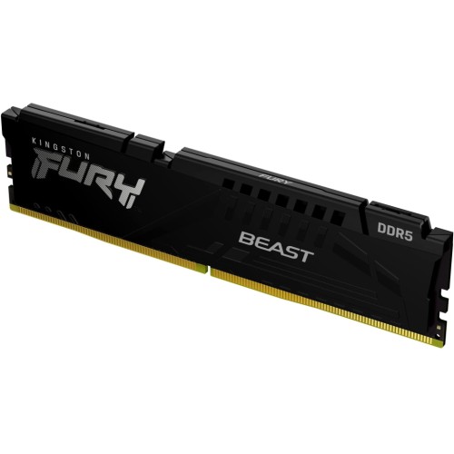 Модуль памяті для компютера DDR5 32GB 5200 MHz Fury Beast Black Kingston Fury (ex.HyperX) (KF552C40BB-32)