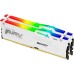 Модуль памяті для компютера DDR5 32GB 5200 MHz FURY Beast White RGB Kingston Fury (ex.HyperX) (KF552C40BWAK2-32)