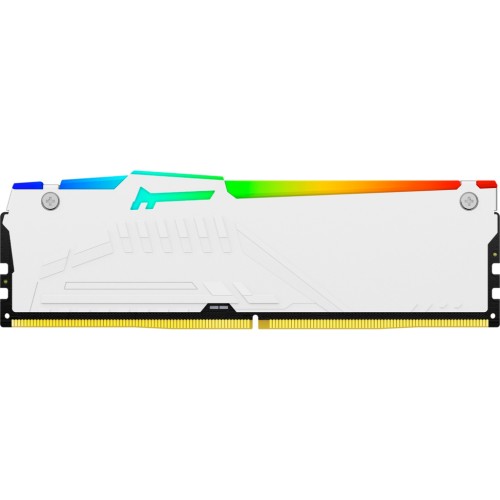 Модуль памяті для компютера DDR5 16GB 5200 MHz FURY Beast White RGB Kingston Fury (ex.HyperX) (KF552C40BWA-16)