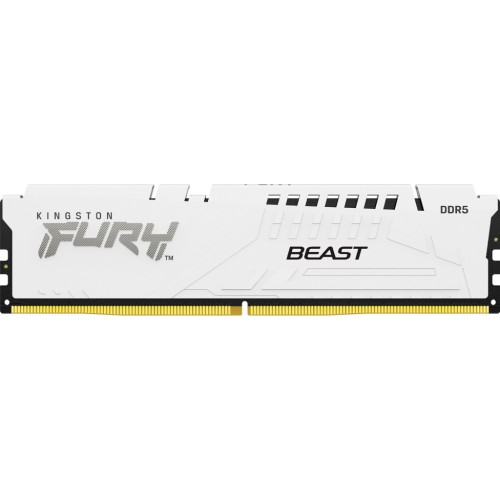 Модуль памяті для компютера DDR5 16GB 5600 MHz FURY Beast White Kingston Fury (ex.HyperX) (KF556C40BW-16)