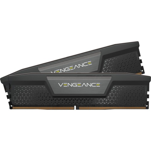 Модуль памяті для компютера DDR5 64GB (2x32GB) 6000 MHz Vengeance Black Corsair (CMK64GX5M2B6000C30)