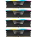 Модуль памяті для компютера DDR5 96GB (4x24GB) 6000 MHz Vengeance RGB Black Corsair (CMH96GX5M4B6000C30)