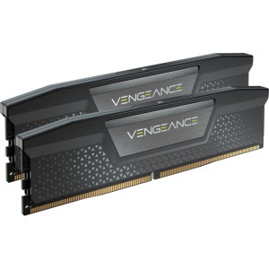 Модуль пам'яті для комп'ютера DDR5 64GB (2x32GB) 6400 MHz Vengeance Black Corsair (CMK64GX5M2B6400C32)