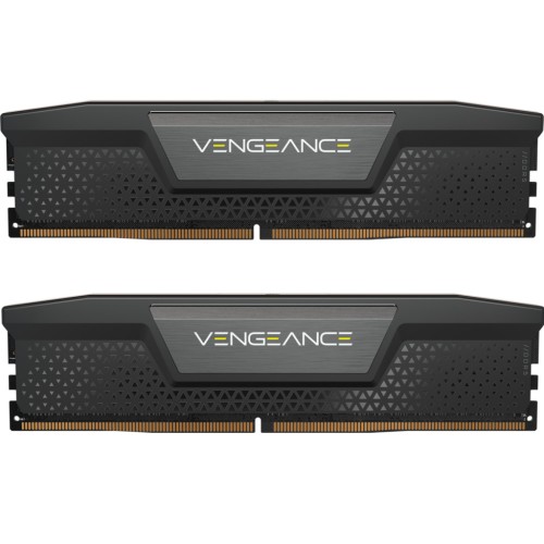 Модуль памяті для компютера DDR5 64GB (2x32GB) 6400 MHz Vengeance Black Corsair (CMK64GX5M2B6400C32)