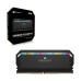 Модуль памяті для компютера DDR5 32GB (2x16GB) 6000 MHz Dominator Platinum RGB Black Corsair (CMT32GX5M2E6000C36)