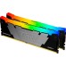 Модуль памяті для компютера DDR4 16GB (2x8GB) 3200 MHz Renegate RGB Kingston Fury (ex.HyperX) (KF432C16RB2AK2/16)