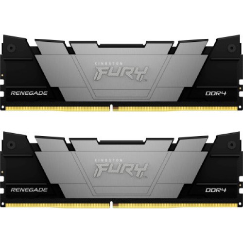 Модуль памяті для компютера DDR4 16GB (2x8GB) 4266 MHz RenegadeBlack Kingston Fury (ex.HyperX) (KF442C19RB2K2/16)