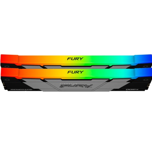 Модуль памяті для компютера DDR4 16GB (2x8GB) 4266 MHz RenegadeRGB Kingston Fury (ex.HyperX) (KF442C19RB2AK2/16)