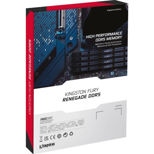 Модуль памяті для компютера DDR5 32GB 6400 MHz Renegade Silver XMP Kingston Fury (ex.HyperX) (KF564C32RS-32)
