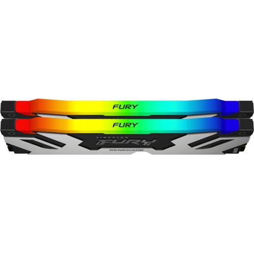 Модуль памяті для компютера DDR5 64GB (2x32GB) 6000 MHz Renegade RGB XMP Kingston Fury (ex.HyperX) (KF560C32RSAK2-64)