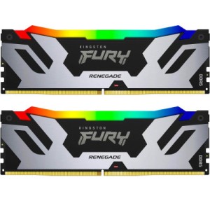 Модуль пам'яті для комп'ютера DDR5 64GB (2x32GB) 6400 MHz Renegade RGB XMP Kingston Fury (ex.HyperX) (KF564C32RSAK2-64)