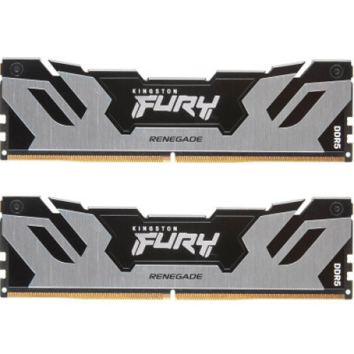 Модуль памяті для компютера DDR5 96GB (2x48GB) 6400 MHz Renegade Silver XMP Kingston Fury (ex.HyperX) (KF564C32RSK2-96)