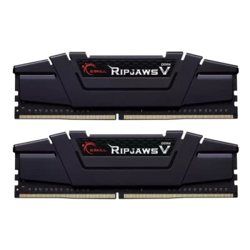 Модуль памяті для компютера DDR4 8GB (2x4GB) 3200 MHz RIPJAWS V Black G.Skill (F4-3200C16D-8GVKB)