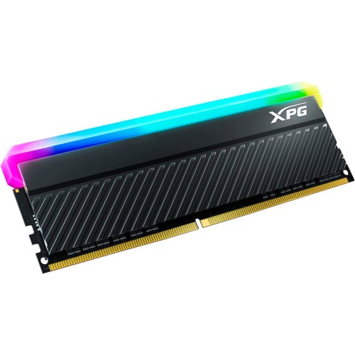 Модуль памяті для компютера DDR4 16GB 3600 MHz XPG Spectrix D45G RGB Black ADATA (AX4U360016G18I-CBKD45G)