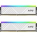 Модуль памяті для компютера DDR4 16GB (2x8GB) 3600 MHz XPG Spectrix D35G RGB White ADATA (AX4U36008G18I-DTWHD35G)