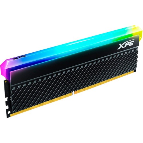 Модуль памяті для компютера DDR4 16GB (2x8GB) 3600 MHz XPG Spectrix D45G RGB Black ADATA (AX4U36008G18I-DCBKD45G)