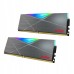 Модуль памяті для компютера DDR4 16GB (2x8GB) 3600 MHz XPG SpectrixD50 RGB Tungsten Gray ADATA (AX4U36008G18I-DT50)