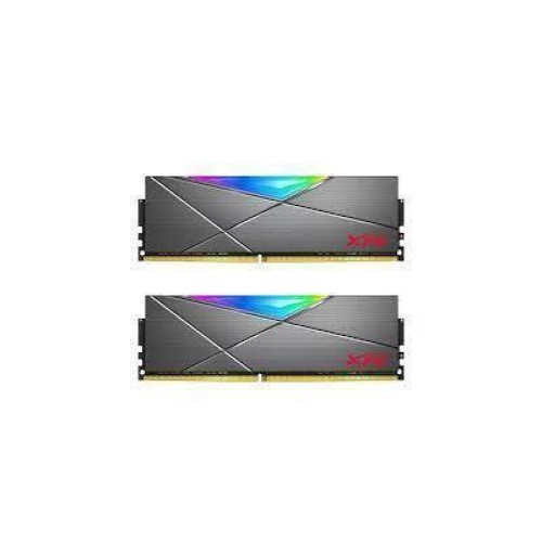 Модуль памяті для компютера DDR4 16GB (2x8GB) 3600 MHz XPG SpectrixD50 RGB Tungsten Gray ADATA (AX4U36008G18I-DT50)