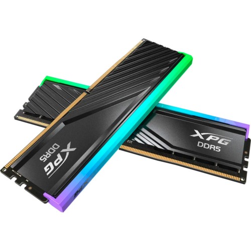 Модуль памяті для компютера DDR5 32GB (2x16GB) 6000 MHz XPG Lancer Blade RGB Black ADATA (AX5U6000C3016G-DTLABRBK)